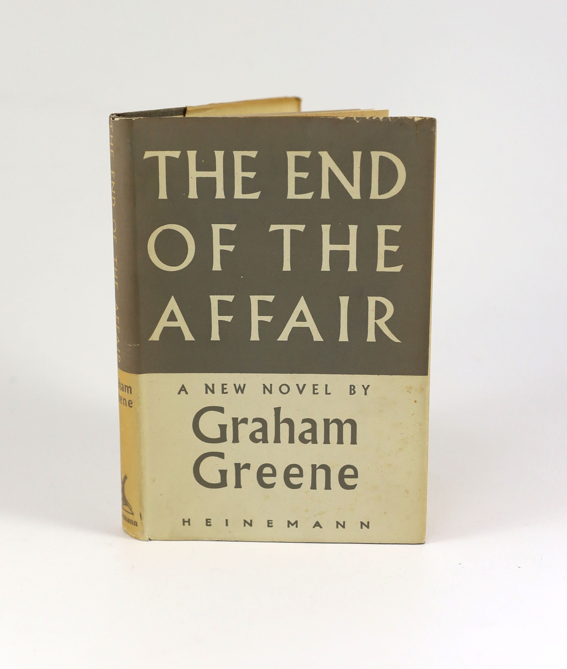 Greene, Graham - The End of the Affair, 1st edition, in unclipped d/j, William Heinemann, London, 1951
